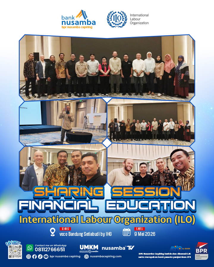 BPR Nusamba Cepiring Hadiri Sharing Session Financial Education di Bandung